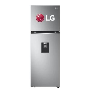 REFRIGERADORA LG TOP FREEZER 334L CON DOORCOOLING GT33WPP PLATEADA