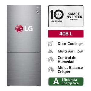Refrigeradora LG Bottom Freezer GB41BPP Door Cooling 408L