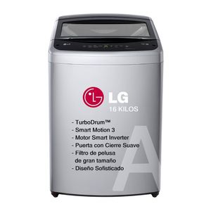 Lavadora LG 16K  WT16DVTB Gris