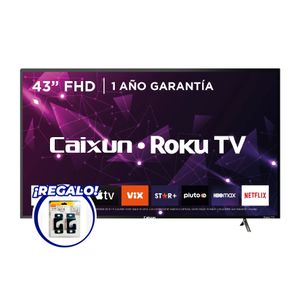 TELEVISOR CAIXUN 43" SMART TV HD ROKU C43V1FR 2024