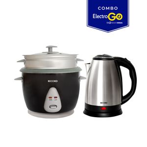 COMBO RECORD HERVIDOR 1.9L + OLLA ARROCERA 1.8L