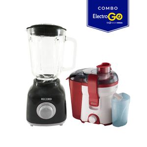 COMBO LICUADORA RECORD 1.5L + EXTRACTOR DE JUGOS OSTER 500ML.