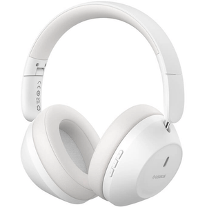 Audífono Exterior Inalámbrico Baseus Bass 30 Max Moon White