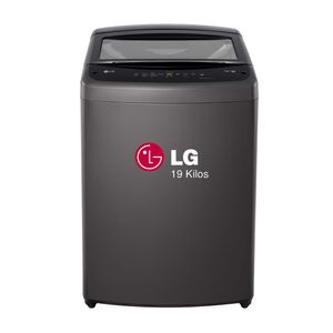 LAVADORA LG 19 KG CON TURBODRUM WT19BVTB NEGRO CLARO