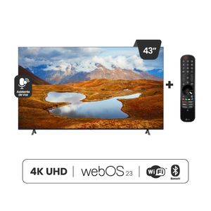 SMART TV LG 43'' LED 4K THINQ AI webOS 23 43UR871C0SA (2023) + Magic Control