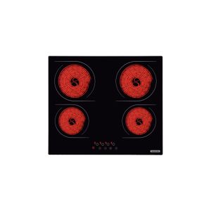 Cooktop eléctrico Tramontina vitrocerámico New Square Touch con 4 áreas de calentamiento y mando Touch