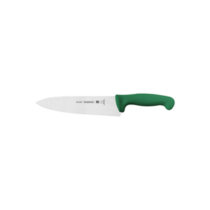 Cuchillo para Carne Tramontina Profesional con Lámina en Acero Inoxidable y Mango de Polipropileno Verde 8"
