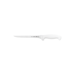Cuchillo para Deshuesar 7" Tramontina Profesional con Lámina en Acero Inoxidable y Mango de Polipropileno Blanco