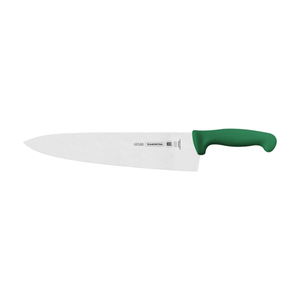Cuchillo para Carne Tramontina Profesional con Lámina en Acero Inoxidable y Mango de Polipropileno Verde 12"
