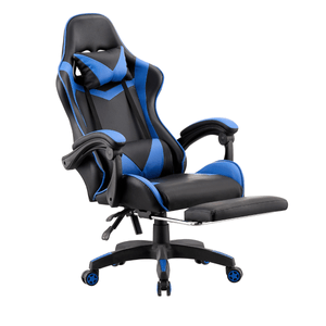 Silla Gamer Ergonómica Reclinable Azul MC410