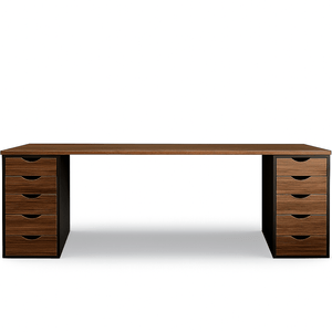 Escritorio Gamer de Melamina Caramelo 220cm