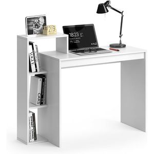 Escritorio Librero Moderno Blanco