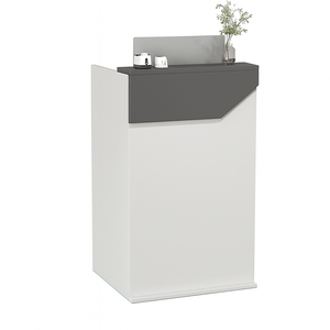 Counter de Recepción Melamina Negro 60cm